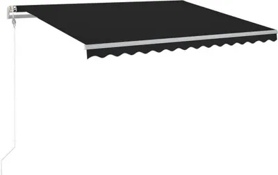 Produktbild von vidaXL Automatische Markise mit LED & Windsensor 400x350 cm Anthrazit