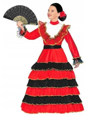 Obrázok produktu pre "SEÑORITA" (šaty so spodničkou, opasok) - Veľkosť: 158 cm / 11-13 rokov