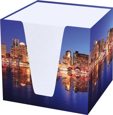 Image de RNK Verlag Boîte à fiches "Skyline" carton dur rempli