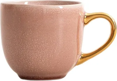 Obrázek produktu pro HOMLA VINESS hrnek růžový se zlatým uchem 0,4 l