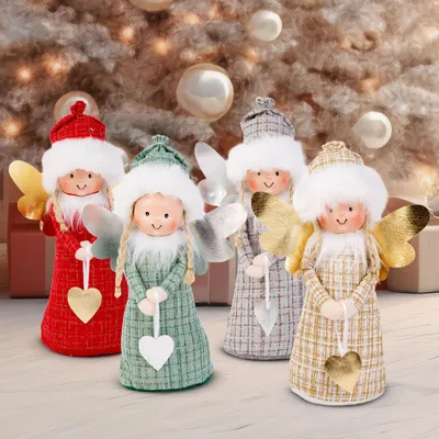 Imagen del producto de Muñeca decorativa - ángel - 30 cm - 4 modelos