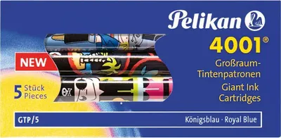 Produktbild von Pelikan Großraum Tintenpatronen GTP/F/5 königsblau (5 Patronen)