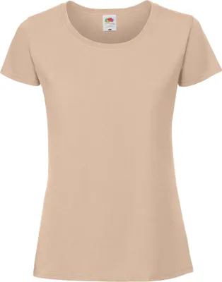 Image de Fruit of the Loom - T-shirt « Iconic 195 Premium » pour femmes FK2664 (S) (sable)