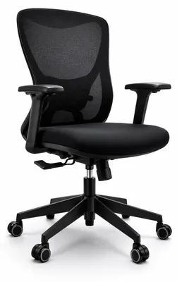 Produktbild von Ergonomischer Bürostuhl mit Netzrücken und verstellbaren Armlehnen
