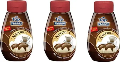 Produktbild von 3x Fabbri gourmet sauce Topping Nocciola Haselnuss 225g
