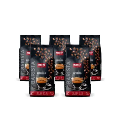 Produktbild von Meray Espresso Kaffeebohnen 500g – Intensität 8/10- 5 Packungen