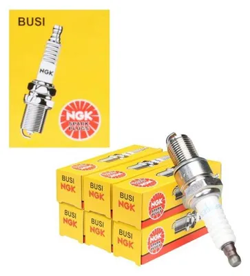 Image de 6 bougies d'allumage BPR5ES-11 NGK, qualité SAE, référence 4424