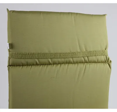 Produktbild von 4x Niederlehner Auflage OLIVE 105x50x6cm Sitzkissen Gartenstuhl Stuhlauflage grün