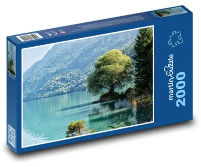 Zdjęcie produktu dla Puzzle 2000 Jezioro w Dolomitach, Włochy - martinpuzzle