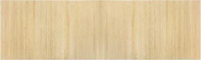 Image de vidaXL Tapis Rectangulaire Clair Naturel 60x200 cm Bambou