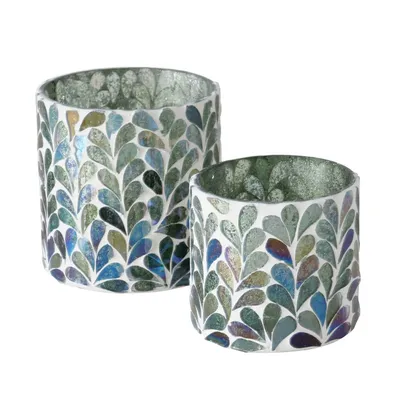 Produktbild von Mosaik-Kerzenhalter KIRKAS, 2er-Set
