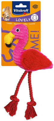 Image de Vitakraft For You Flamingo - Jouet pour chien ; 1 pièce