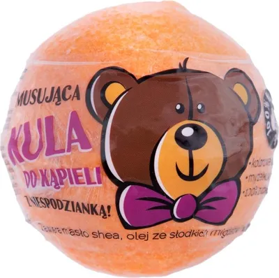 Produktbild von LaQ Sprudelnde Badebombe mit Überraschungsinhalt, Orangen-Duft, 120 g