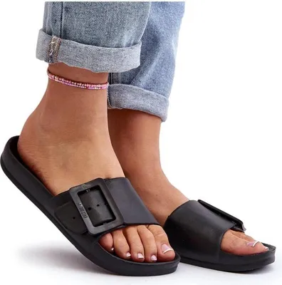 Produktbild von Big Star Damen Flip Flops mit Schnalle Schwarz FF274A389 36