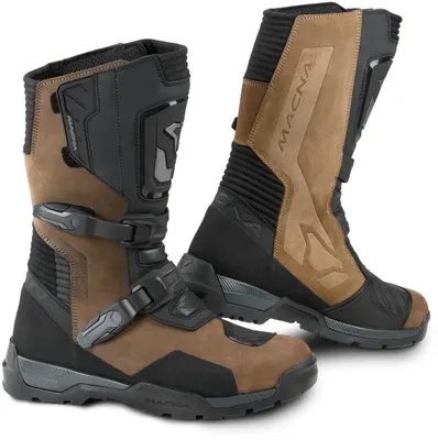 Image de Bottes de moto imperméables Macna Ivarlast HDry, couleur marron, taille 41