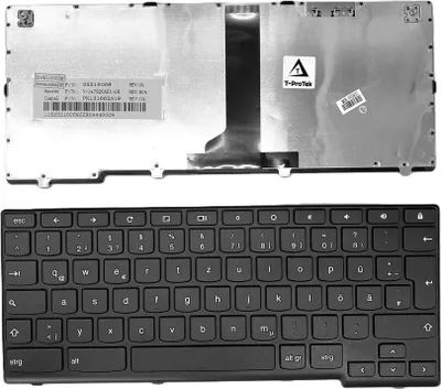 Obrázek produktu pro GERMAN - černá s rámečkem Klávesnice kompatibilní pro Compal P/N : PK131662A19