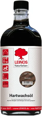 Produktbild von LEINOS Hartwachsöl Ebenholz 0,25 l – Hartwachsöl innen, für Böden & Möbel