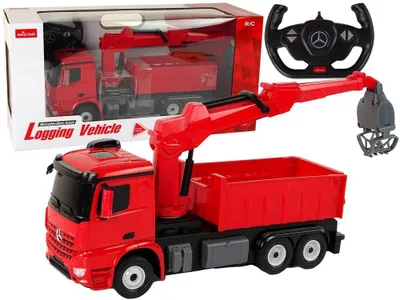Obrázok produktu pre Nákladné vozidlo s chápadlom Mercedes Rastar Red