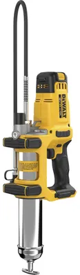 Produktbild von Dewalt Akku-Fettpresse DCGG581N, Fettpresse, 18 V Li-Ion, 230 g/min, 690 bar, 1,2 m Schlauch, LED, Soft-Bag, Schultergurt, ohne Akku und Ladegerät