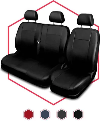 Produktbild von Autositzbezüge Universal Bezug Schwarz für Ford Transit BUS 1+2 Front Wohnmobil