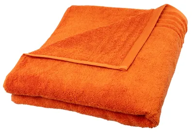 Produktbild von Traumschloss Frottier-Line Premium Badetuch 100 x 150 cm orange 100% ägäische Baumwolle mit 600g/m²