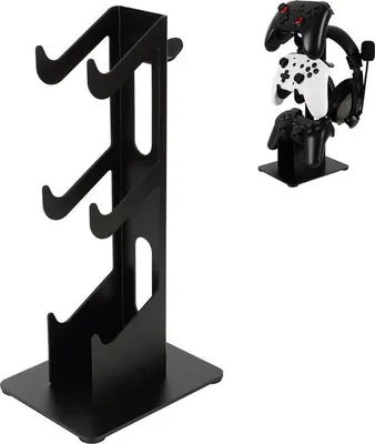 Productafbeelding van 3-laags gameconsole en hoofdtelefoonhouder, gamepadhouder, hoofdtelefoonhouder, standaard