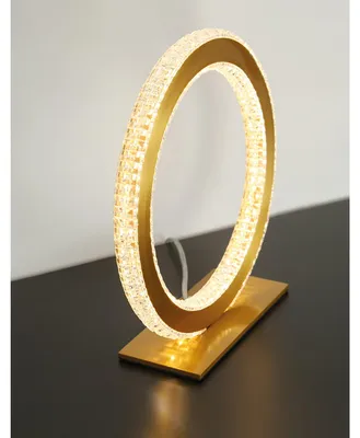 Produktbild von Nova Luce CILION LED Tischleuchte Messing 120W Warmweiss 25x7x26cm 9011136