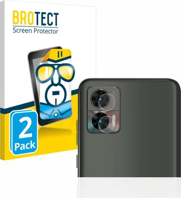 Produktbild von 2x Für Motorola Edge 30 Neo (NUR Kameraschutz) Schutzfolie BROTECT Displayschutz Display Schutz Folie Klar Transparent