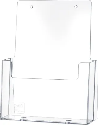 Obrázok produktu pre helit Tisch-Prospekthalter, DIN A5 hoch, 1 Fach, glasklar