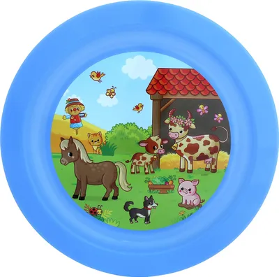 Produktbild von Kinder-Teller flach 21cm FARMA, PH, bunte Farben