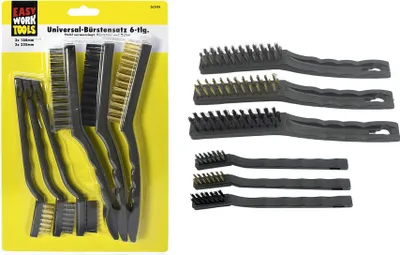 Produktbild von EASY WORK 6 Drahtbürsten sortiert 6 Stück Verkaufseinheit 262494 4303391137260