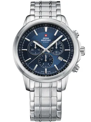 Produktbild von Swiss Military SM34052.03 Chronograph Saphirglas Herrenuhr 42mm 10ATM