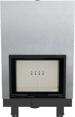 Produktbild von Kamineinsatz aus Stahl KRATKI MBZ 13 kW Ø 200 mit Schiebetür