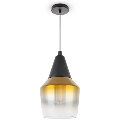 Produktbild von Pendellampe Hängelampe Glas Lampenschirm Vintage Esszimmer Modern E27