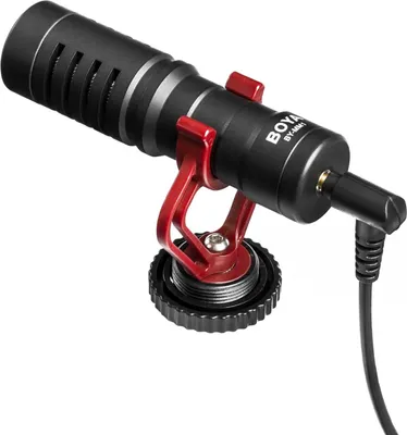 Produktbild von BOYA BY-MM1, -42 dB, 35 - 18000 Hz, Kardioide, Kabelgebunden, 3,5 mm (1/8"), Schwarz