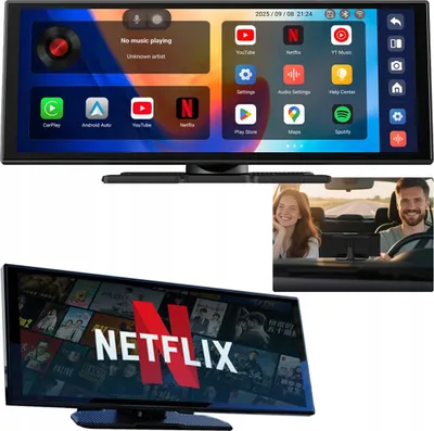 Zdjęcie produktu dla Monitor samochodowy Ekran do Samochodu 11,4'' Wyświetlacz Android Apple