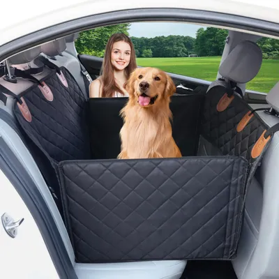 Hunde Auto Sitzbezug für große Hunde, halbe Rückbank, 72x158 cm