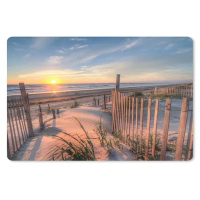 Produktbild von MuchoWow® Mauspad Mousepad Strand - Meer - Düne - Sonnenuntergang - Landschaft 27x18 cm - Mousepads - Maus Mat - Pad - Mausunterlage - Büroartikel - Desk Matten