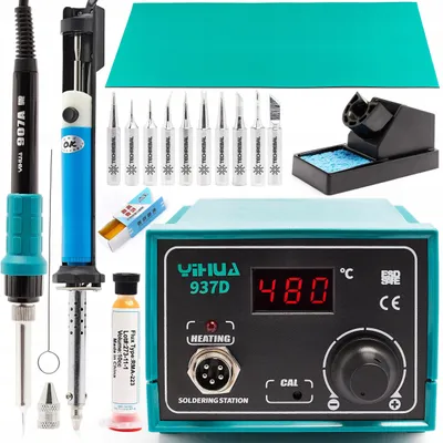 Produktbild von Techrebal Yihua 937D Lötstation Set mit Zubehör