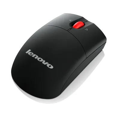 Produktbild von Lenovo Laser Wireless Mouse, Laser, RF Wireless, 1600 DPI, Schwarz