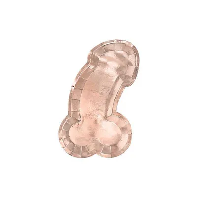 Obrázok produktu pre Taniere Penis - ružové zlato 6v1 Party Deco