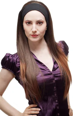 Produktbild von WIG ME UP Perücke mit Stirnband Braun Mix H9306-2T30