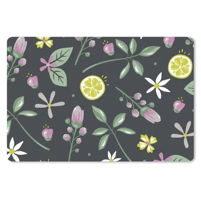Produktbild von MuchoWow® Schreibtischunterlage Sommer - Blumen - Früchte 60x40 cm - XXL Mauspad - Großes Mauspad