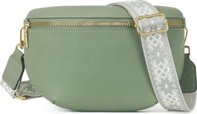 Image de Roulens Petit sac à bandoulière pour femmes Blocage RFID Sac de poitrine en Crossbody