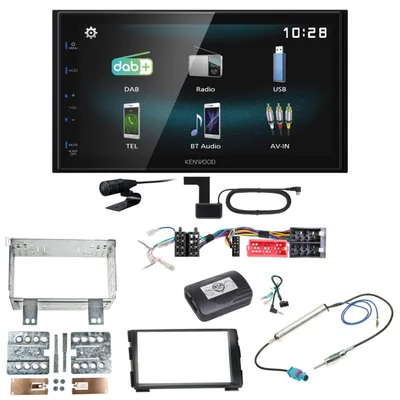 Produktbild von Kenwood DMX-125DAB Bluetooth MP3 USB DAB+ Autoradio Einbauset für Kia Cee'd ED