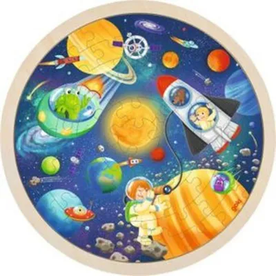 Produktbild von Einlegepuzzle Weltall