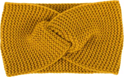 Produktbild von styleBREAKER Damen Feinstrick Stirnband mit Twist Knoten, Krausstrick Muster, warmes Winter Haarband, Headband 04026054