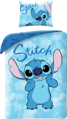Produktbild von Baumwollbettwäsche 160x200 Lilo und Stitch Hit Youth blau