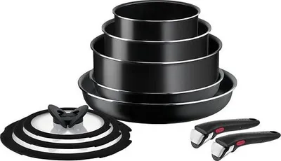 Produktbild von Tefal Ingenio Easy Cook & Clean Kochgeschirr-Set 10-teilig L1539053