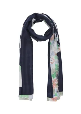 Immagine prodotto di s.Oliver sciarpa Scarf Dark Blue Placed P blu scuro